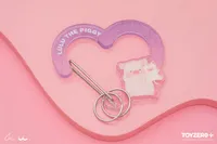 TOYZEROPLUS LuLu the Piggy Generic - Carabiner Clip (Heart shape ver.) - LuLu The Piggy - photo 3