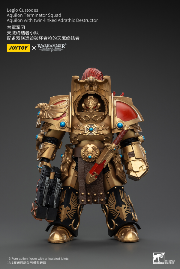 Legio Custodes Aquilon Terminator Squad Aquilon with twin-linked Adrathic Destructor