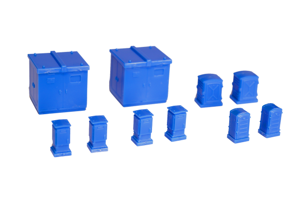 Pop Another World Series　Relay box/Cubicle　Blue