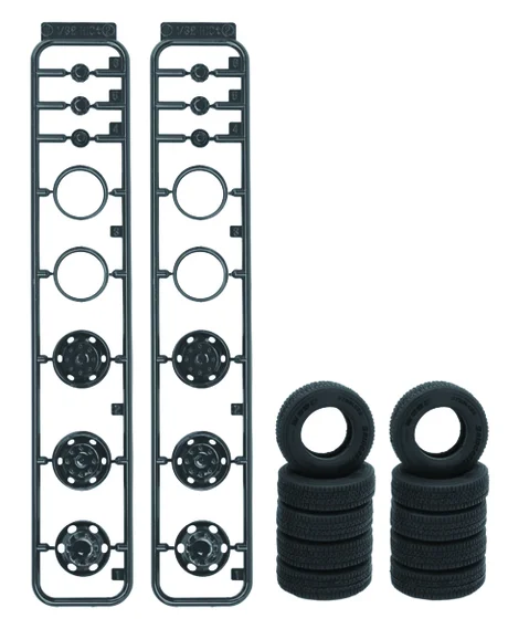 Fujimi [Wheel-07] 1/24 Steel Wheel for 10t 22.5inch - Kit Accessories