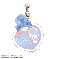 My melody Bithday PUKKURI Clear key holder 6