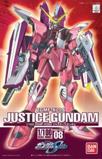 HG 1/100 #08 Justice Gundam 1