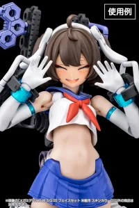 KOTOBUKIYA MEGAMI DEVICE M.S.G 03 FACE SET ASRA SKIN COLOR C - Megami Device - photo 3