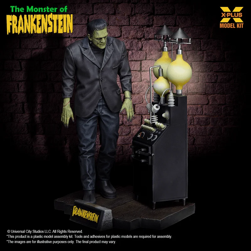 X-PLUS 1/8 Scale The Monster of Frankenstein Plastic Model Kit - Character Kits