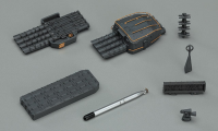 [QG41] 1:350 JAPANESE NAVY SHIP EQUIPMENTS SET B (TORPEDOES & RADARS) 4