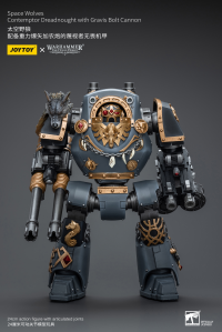 Space Wolves Contemptor Dreadnought with Gravis Bolt Cannon 1