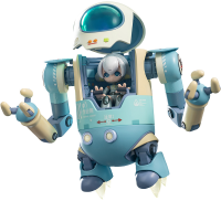Alloy Articulated Assemblable Model Topupu Robot 1