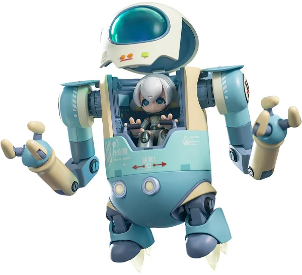 GOOD SMILE COMPANY Alloy Articulated Assemblable Model Topupu Robot - Mech Kits