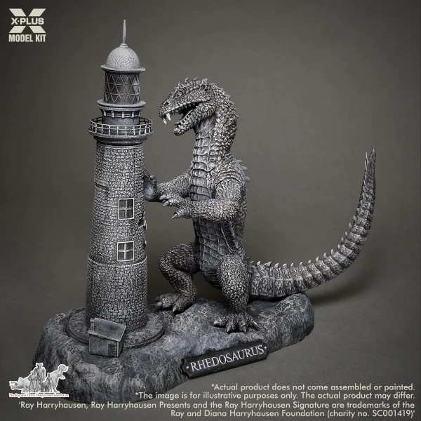 X-PLUS 1/72  Ray Harryhausen's Rhedosaurus Plastic Model Kit - The Beast from 20,000 Fathoms