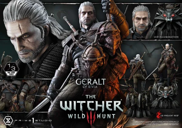 Prime 1 Studio Museum Masterline The Witcher 3: Wild Hunt Geralt of Rivia - Video Games