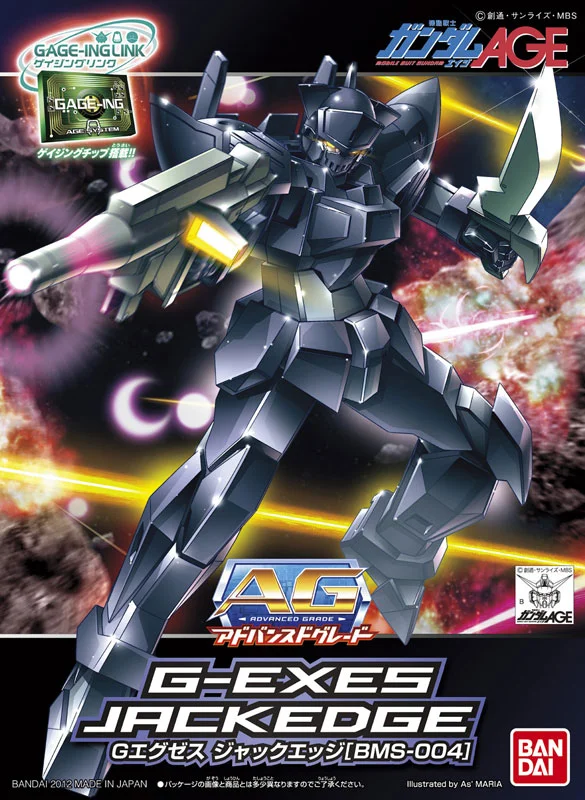 BANDAI HOBBY AG 1/144 G-Exes Jackedge - Mobile Suit Gundam AGE