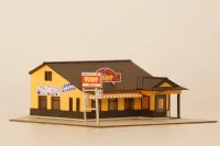 PLUM PMOA 1/150 Scale Paper kit  minnano tenhohouse(suwa jounanten) - Scale Kits - photo 1