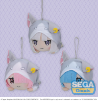 NESOBERI (Lay-Down) "Re:ZERO -Starting Life in Another World-" MP Plush "Emilia & Ram & Rem" -The Great Spirit Pack-(re-run) 1