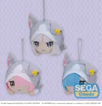 SEGA NESOBERI (Lay-Down) "Re:ZERO -Starting Life in Another World-" MP Plush "Emilia & Ram & Rem" -The Great Spirit Pack-(re-run) - Re:ZERO -Starting Life in Another World- - photo 1