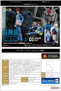 G.M.G. COLLECTION 01 Mobile Suit Gundam Earth Federation Amuro Ray 8