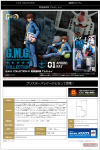 MegaHouse G.M.G. COLLECTION 01 Mobile Suit Gundam Earth Federation Amuro Ray - Mobile Suit Gundam - photo 8