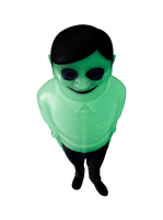 Occultic Sofubi collection TV Anime ”DAN DA DAN” Alien Serpo luminous Ver. 6