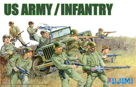 Fujimi [WA-27] 1/76 US Army Infantry Set - Kit Accessories