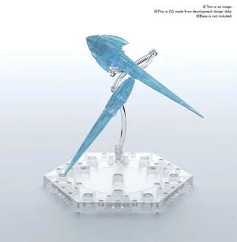 BANDAI HOBBY Figure-rise Effect Jet Effect (Clear Blue) - Mobile Suit Gundam