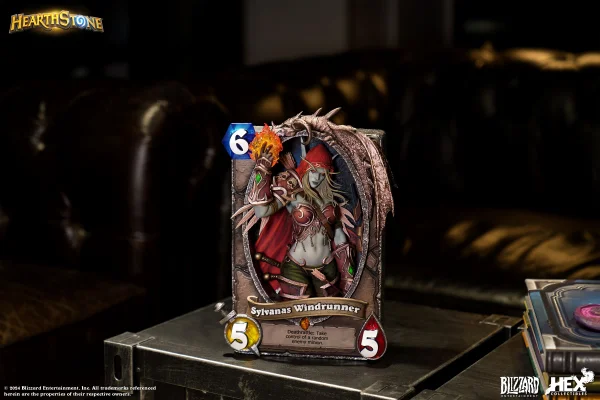 HEX Collectibles Blizzard Hearthstone® 10th Aniversary Sylvanas Windrunner 3D Art Frame - Blizzard