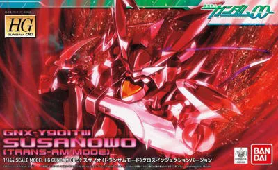 BANDAI HOBBY HG 1/144 #59 Susano (Trans-AM Mode) Gloss Injection Ver - Mobile Suit Gundam 00
