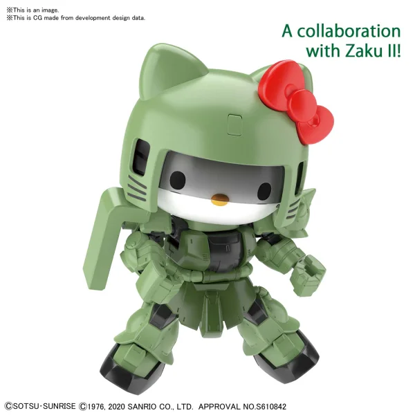 BANDAI HOBBY HELLO KITTY/ZAKUII [SD GUNDAM CROSS SILHOUETTE] - SD BB