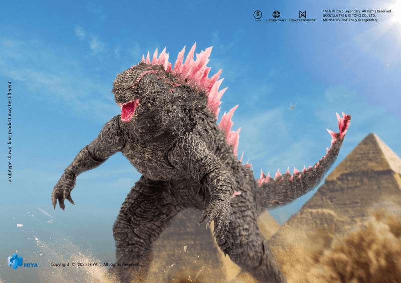 HIYA Exquisite Basic Series None Scale 6 Inch Godzilla x Kong The New Empire Godzilla Heat Ray Godzilla Evolved Ver. Action Figure