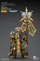 Death Guard Plague Marine Icon bearer with Boltgun and Plague knife 21