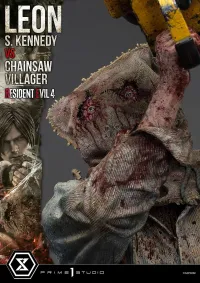 Prime 1 Studio Ultimate Premium Masterline Resident Evil 4 Leon S. Kennedy versus Chainsaw Villager Bonus Version - Video Games - photo 18