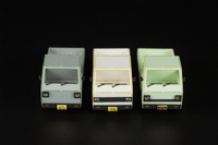 1/80 Scale Paper kit Town Corner Accessory Series kei truck(white/silver/pale green) 2