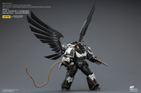 Raven Guard Corvus Corax, Primarch of the XIX Legion with artificer-crafted lightning talons, archaeotech pistols, and whip 24