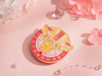 Cardcaptor Sakura 25th Anniversary Metal Badge: Star Wand 11