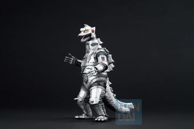 BANDAI Mechagodzilla 2 (1975)(Monster Stampede)Terror of Mechagodzilla, Monsterlise Ichibansho Figure - Godzilla
