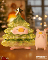 LuLu the Piggy - XL Sparkling Christmas Tree (Gold Green) 12