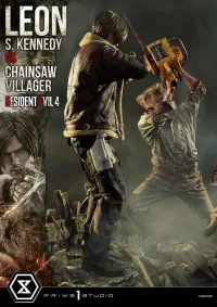 Prime 1 Studio Ultimate Premium Masterline Resident Evil 4 Leon S. Kennedy versus Chainsaw Villager - Video Games - photo 55