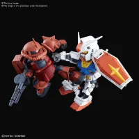 BANDAI HOBBY SD GUNDAM CROSS SILHOUETTE RX-78-2 GUNDAM & MS-06S ZAKUII - SD BB - photo 2