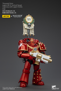 Thousand Sons Legion MK IV Tactical Squad Legionary with Legion Vexilla 1