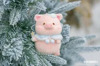 TOYZEROPLUS LuLu the Piggy Winter Series - Snow Elf Lu Plush Keychain - LuLu The Piggy - photo 1