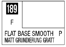 Mr. Color 189 Flat Base Smooth