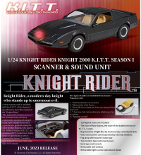 1/24 KNIGHT RIDER KNIGHT 2000 K.I.T.T. SEASONⅠSCANNER & SOUND UNIT 8