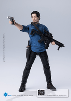 HIYA Exquisite Mini Series 1/18 Scale 4 Inch The Walking Dead Glenn Action Figure 5