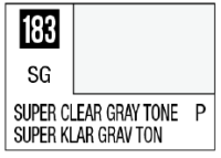 Mr. Color 183 - Super Clear Gray Tone (Semi-Gloss/Primary) 1