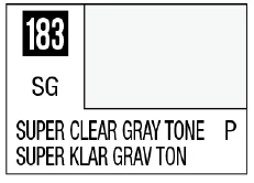 GSI Creos Mr. Color 183 - Super Clear Gray Tone (Semi-Gloss/Primary) - Paints
