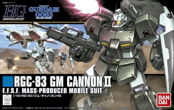 BANDAI HOBBY HGUC 1/144 #125 GM Cannon 2 - Mobile Suit Gundam