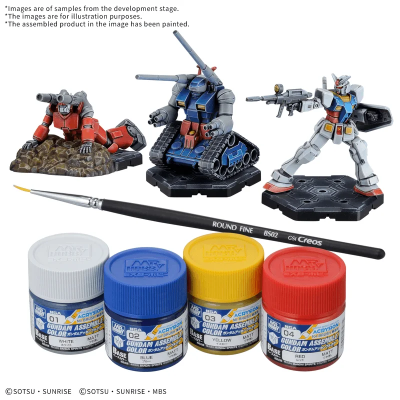 BANDAI HOBBY GUNDAM ASSEMBLE PAINT PACK 01 [PA01] - Mobile Suit Gundam