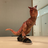 Carnotaurus Rot Pre-painted Complete Sofvi Figure		 5