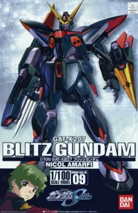 BANDAI HOBBY HG 1/100 #09 Blitz Gundam - Mobile Suit Gundam SEED - photo 1