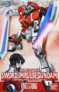HG 1/100 #05 Sword Impulse Gundam 1