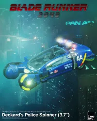 threezero Blade Runner 2049 Deckard’s Police Spinner - Live Action Movies/TV - photo 6