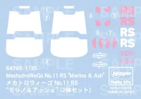 Hasegawa 1/35  MechatroWeGo No.11 RS "Morino & Ash" - CREATOR WORKS SERIES - photo 2